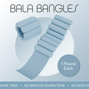 Bala Bangles Wrist & Ankle Weights for Women & Men (Sea) - 1 Pound Silicone Bracelet Set