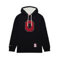 thumbnail image 2 of Men's Mitchell & Ness Black Ohio State Buckeyes Lightweight Thermal Pullover Hoodie, 2 of 5