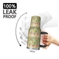 thumbnail image 3 of 40oz Pioneer Flower Floral Print Pattern Insulated Tumbler with Handle, BPA-Free Leak Proof Lid and Straws, Double Wall Vacuum, Hot 12h/Cold 34h, 3 of 6