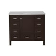 thumbnail image 2 of Horizon 42" Bathroom Vanity with Chocolate Cabinet and Engineered White Top, 2 of 5