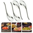 thumbnail image 5 of 4pcs Stainless Steel Caviar Spoons Spherification Spoons Slotted Spoons, 5 of 5