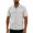 White, variant on Zip Up Shirt Men Summer Short Sleeve Full Zipper Casual Collared Waffle Shirts