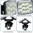 thumbnail image 2 of lampara solar Irfora 120 LED Tipo dividido Luz solar PIR Motion S-ensor Lámpara de pared para exteriores Control de iluminación sensible / 3 efectos de modos de iluminación diversos / Resistencia al a Irfora lampara solar, 2 of 2
