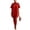 Red, variant on 2 Piece Sets for Women 2 Piece Knit Loungewear Set Turtleneck Short Sleeve Oversized Tunic Top & Ribbed High Waist Leggings Casual Loose Fall Winter Outfit Suit Red S