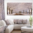 thumbnail image 1 of Trees And Road in White Winter - Landscape Canvas Art Print, 1 of 3
