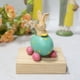 thumbnail image 3 of Adorable figura de conejito de Pascua, estatua de conejo, modelo de animal coleccionable de resina para Verde, 3 of 9