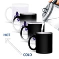 thumbnail image 4 of 3drose, Hues of Purple Butterfly Art Nature Designs, 11oz Magic Transforming Mug, 4 of 7