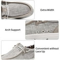 thumbnail image 3 of AOV Men's Slip On Loafers | Arch Support Insole | Men's Shoes | Comfortable Light-Weight Shoes,Size 13 Grey, 3 of 6