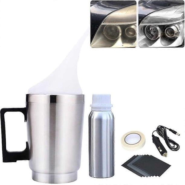 Vapor Headlight Restoration Kit, Vapor Headlight Renovation Kit, Atomizing Cup Auto Headlight Vapor Renovation for Remove Headlight Yellowing