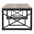 thumbnail image 5 of Burul Metal 2-Piece Coffee Table Set, Gray and Black, 5 of 12