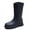 Black, variant on AUXDIQ Wellington Boots Women Mid-calf Wellies Waterproof Rain Boots Outdoor Garden Shoes