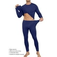 thumbnail image 3 of MINTREUS Thermal Underwear for Men Long Johns with Fleece Lined, Base Layer Men Cold Weather Top Bottom, 3 of 7