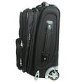 thumbnail image 3 of MOJO Black SMU Mustangs 21" Softside Rolling Carry-On Suitcase, 3 of 7