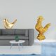 thumbnail image 2 of Escultura De Pájaro Gallo Dorado, Figura De Animal Moderna, Adorno Feng Shui Para Decoración Del Hogar, Sala De Estar, Oficina, Repisa, Regalos De Inauguración De La Casa, 2 of 8