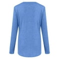 thumbnail image 2 of Vedolay Half Zip Sweatshirt Women Women's 2023 Oversized Sweatshirts Hoodies Long Sleeve Pullover Fall Clothes with Pocket,Blue XL, 2 of 4
