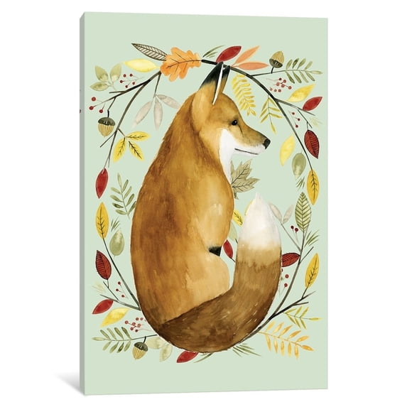 iCanvas "Autumn Wreath II" by Grace Popp Canvas Print