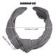 thumbnail image 4 of Diademas anudadas, diadema para mujer, aro para el cabello para todo tipo de cabello, accesorios para el cabello, gris, 4 of 7