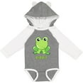 thumbnail image 3 of Inktastic Ribbit Cute Green Frog Boys or Girls Long Sleeve Baby Bodysuit, 3 of 5
