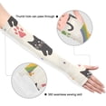 thumbnail image 3 of ALAZA Cat and Rainbow Footprint UV Sun Protection Arm Sleeves UPF 50+ Compression Cooling Sleeve 1 Pair, 3 of 7