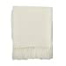 thumbnail image 3 of SARO TH021.I5060 Classic Waffle Weave Tassel Trim Throw  Ivory, 3 of 6