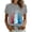 A-Grey115, variant on Women's USA 250th Anniversary T Shirt Crewneck 1776-2026 T-Shirt Airplane Printed Top Blouse Comfortable Daily Wear Tee Shirt for Ladies