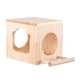 thumbnail image 4 of Nido de casa para pájaros, caja de hábitat de madera para pájaros para ver el jardín, decoración de patio y jardín L con soporte de poste, 4 of 9