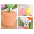 thumbnail image 4 of Mdesiwst Easter Egg Bonsai Colorful Simulated Easter Egg Potted Plant DIY Foam Bunny Eggs for Home Party Decoration, 4 of 5