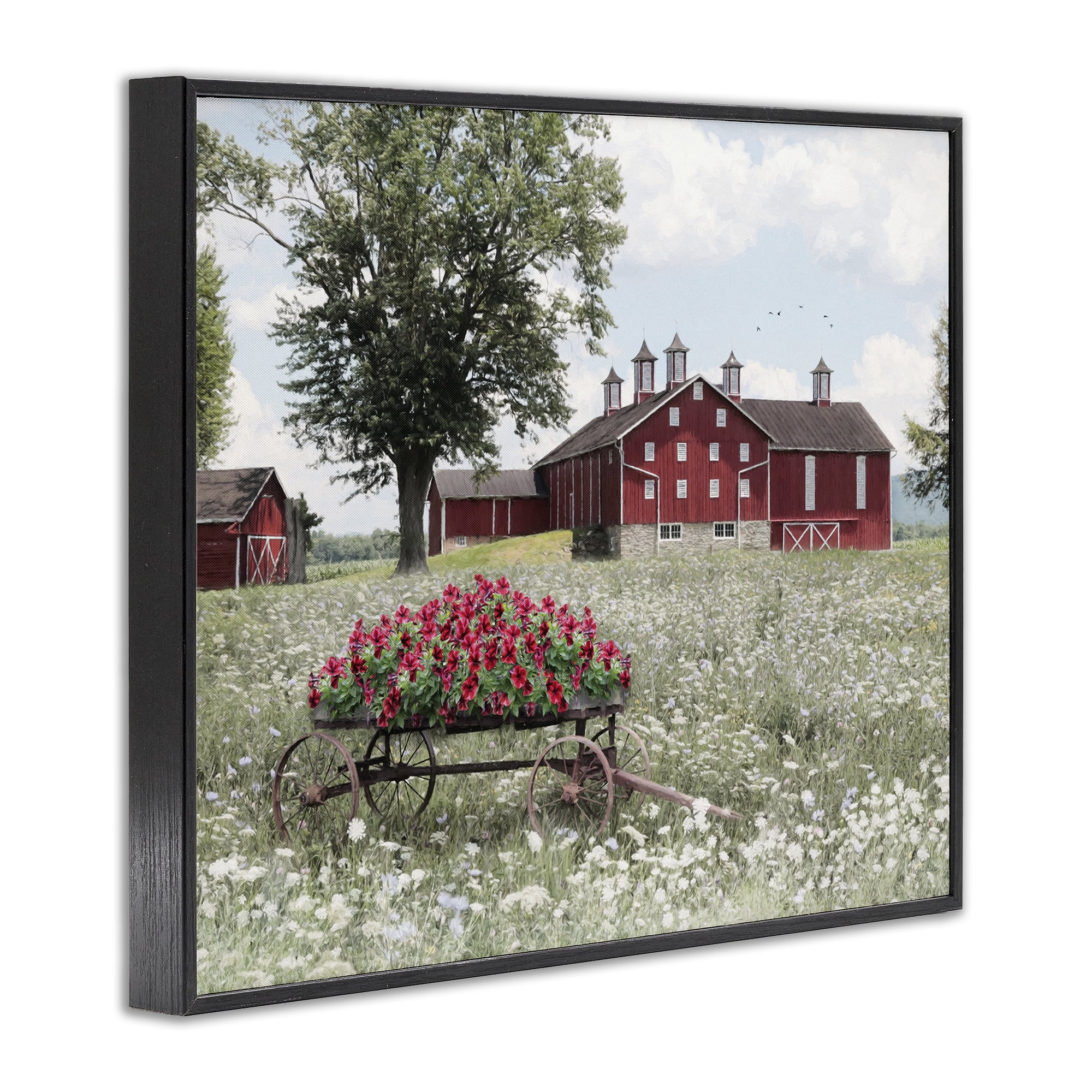 Stupell Industries Old Milton Farm Black Framed Giclee Art, design by Lori Deiter