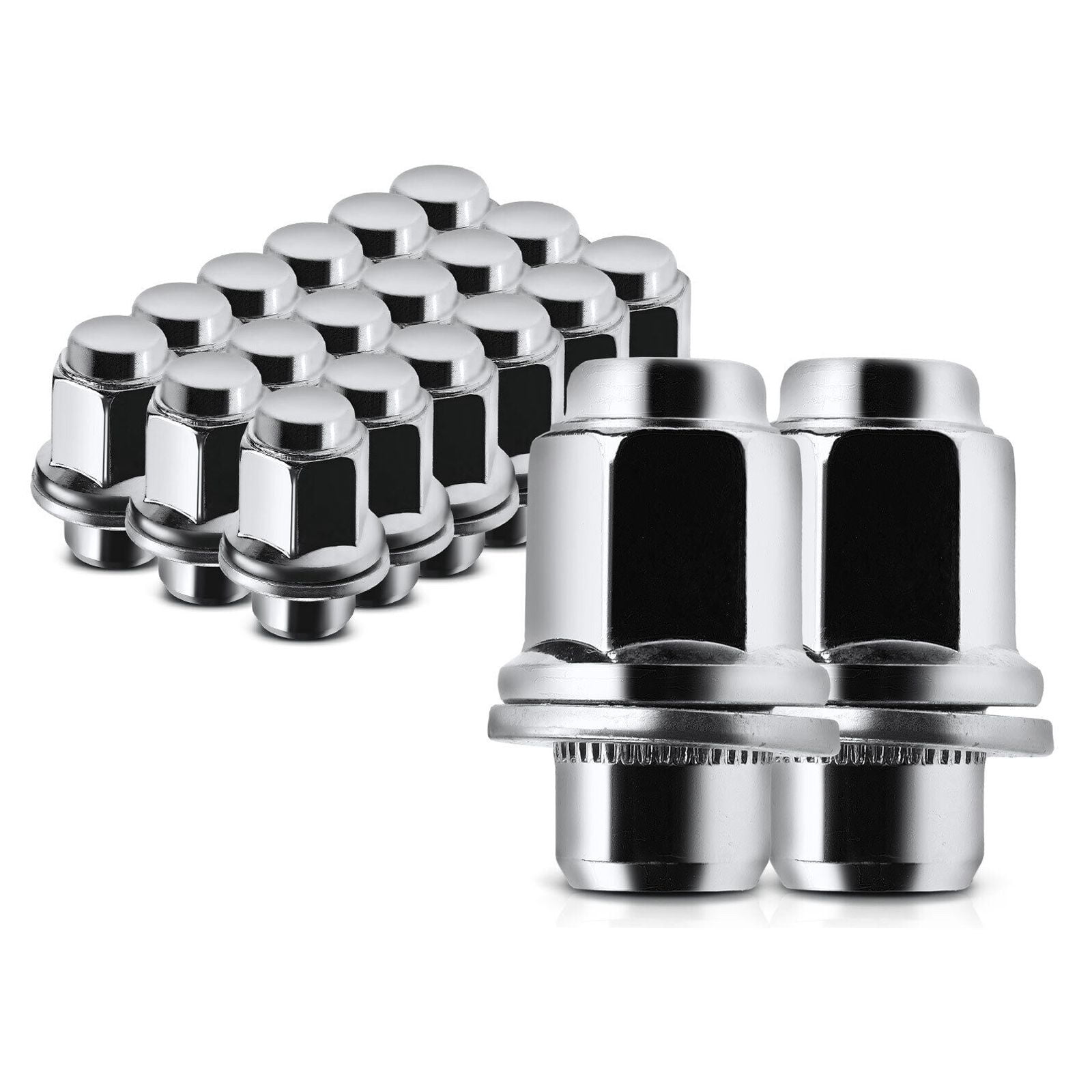 Geelife 20x M12-1.50 Front & Rear Acorn Wheel Lug Nut for Toyota Corolla 1987-2021 Camry
