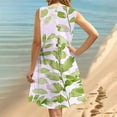 thumbnail image 6 of LYXSSBYX Plus Size Dresses for Curvy Women Women's Round Neck Sleeveless Gradient Tie Dyed Beach Dress, 6 of 9