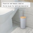 thumbnail image 4 of SSZMDLB under $5 Bathroom Set, 6 Piece Bathroom Accessory Collection with Soap Dispenser, Toothbrush Holder, Trash Can, Toilet Brush, Tumbler Cup, Soap Dish for Complete Bath Organization, 4 of 6