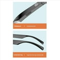 thumbnail image 3 of 2X Nuevas Gafas de Sol Inteligentes Bluetooth V5.3 Gafas Llamadas Auriculares para Deportes Al Aire Libre HIFI TecnologíA Negra Anti-Touch UV, 3 of 5