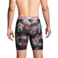 thumbnail image 3 of Jockey Men's Chafe Proof Pouch Microfiber 8.5" Long Leg Boxer Brief - 3 Pack, 3 of 6