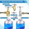 thumbnail image 2 of AC R134A Adapter Quick Coupler Kit, R134a Tank Tap Valve R134a to R22/410a for Air Conditioning Refrigeration System, 2 of 5