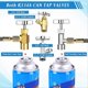 thumbnail image 2 of AC R134A Adapter Quick Coupler Kit, R134a Tank Tap Valve R134a to R22/410a for Air Conditioning Refrigeration System, 2 of 5