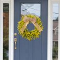 thumbnail image 1 of Artificial Wreath 35cm Decorative Leaves Wreath for Porch Celebration Window, 1 of 5