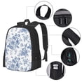 thumbnail image 2 of Fotbe Rose Flowers Pattern Student Backpack –School backpack Large Capacity Durable and Ergonomic Backpack with Laptop Compartment and Multiple Pockets, 2 of 6