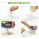thumbnail image 5 of Procesador Manual de Alimentos Sifenma 900ml Picadora de Vegetales, 5 of 8