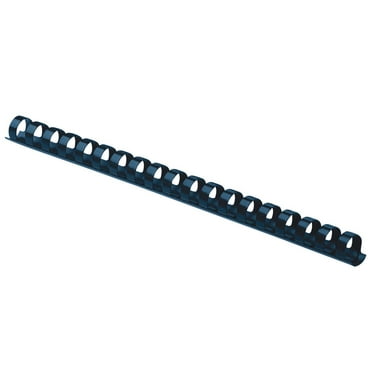 Plastic Binding Combs - Round Back 3/8" 55 sheets Navy 100 pk
