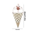 thumbnail image 2 of Lunxisen 4 Pcs Wall Mounted Flower Basket Home Decoration Simulation Flower Inserting Device Wall Decor, 2 of 8