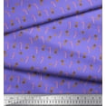 thumbnail image 2 of Soimoi Purple Silk Fabric Cookies & Candy Stick Kids Printed Craft Fabric by the Yard 42 Inch Wide, 2 of 3
