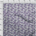 thumbnail image 3 of oneOone Velvet Purple Fabric Floral Craft Projects Decor Fabric Printed By The Yard 58 Inch Wide, 3 of 5
