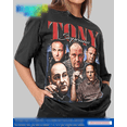 thumbnail image 5 of CLOTEX Vintage Tony Soprano Bootleg T-Shirt - Unisex Movie Tee, Black S, 5 of 5