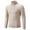 Beige, variant on Winter Sweater Men Leisure Fitting Sweaters Long Sleeves Solid Color Crew Neck Sweatshirt Top Bronze Size L