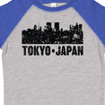 thumbnail image 4 of Inktastic Tokyo Japan City Skyline with Grunge Boys or Girls Toddler T-Shirt, 4 of 5