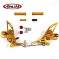thumbnail image 6 of Arashi (Version 2.1) Adjustable Rearsets for Kawasaki Z125 PRO 2016 - 2023 Motorcycle Accessories Foot Pegs Footrests Rear Set Gold 2017 2018 2019 2020 2021 2022, 6 of 6