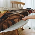thumbnail image 4 of Bald Eagle And American Flag Cool Round Fitted Tablecloth Elastic Edged Table Cloth Waterproof Table Cover 48in, 4 of 7
