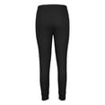 thumbnail image 3 of Wenyuyu Women's Capri Pants Hight Waist Button Decor Comfy Solid Stretch Yoga Leggings Lounge Joggers Knee Length Sweatpants Black L, 3 of 7
