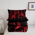 thumbnail image 5 of Erosebridal Buffalo Plaid Bedding Twin Comforter Set,Geometric Grid Down Comforter,Lightweight Reversible Bedding Sets Twin with Comforter,Teenager Bedroom Decor,3pcs, 5 of 8