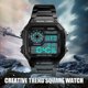 thumbnail image 1 of Reloj digital resistente al agua de 50 m con retroiluminación LED de hora dual para hombres y mujeres JShteea El nuevo, 1 of 9